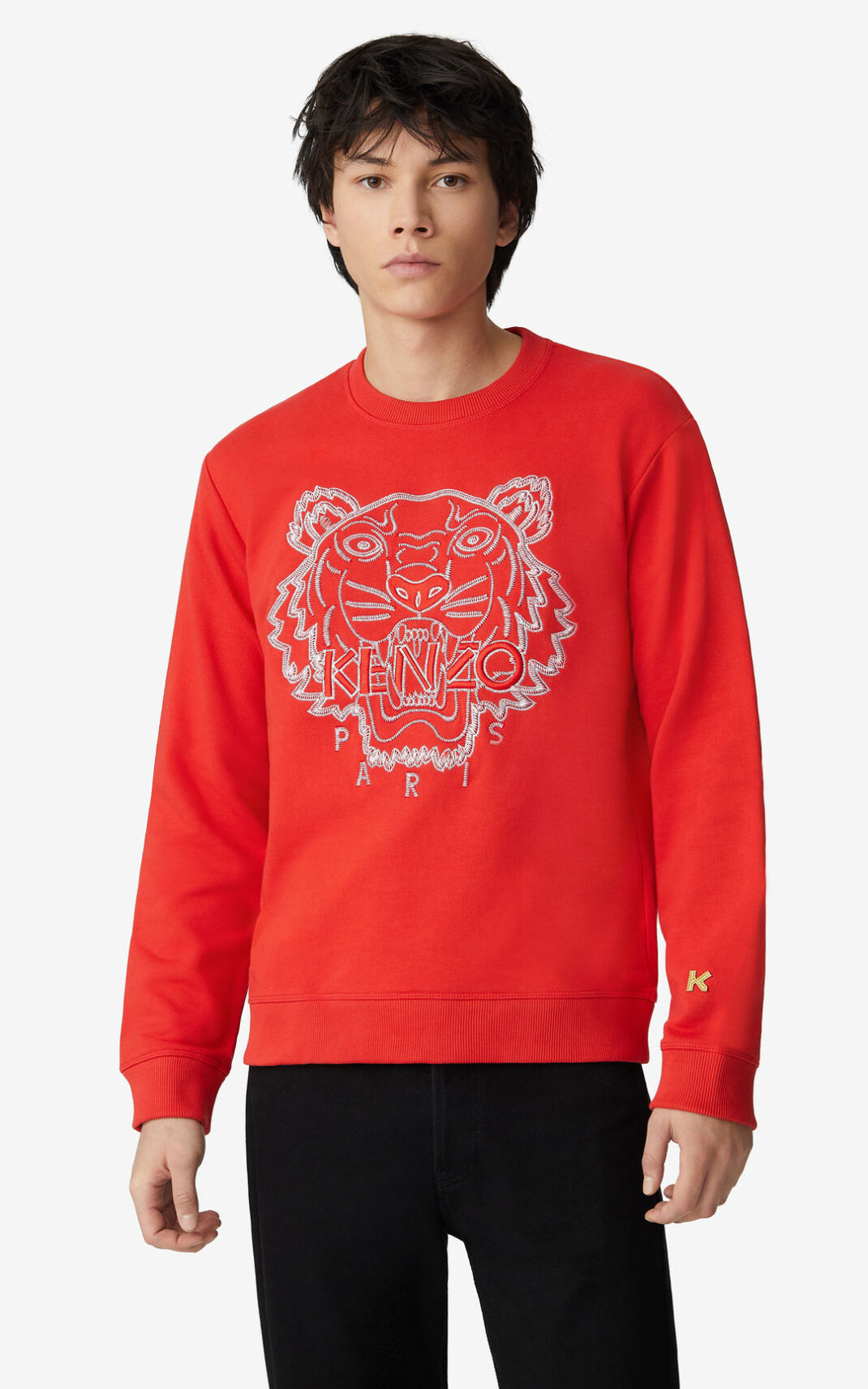 Kenzo Tiger Sweatshirt Herr | 78031-OQBJ